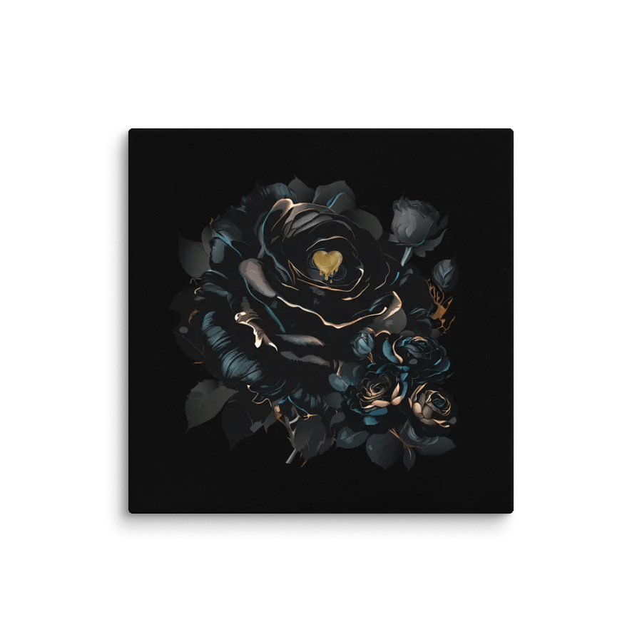 Gilded Noir Roses Canvas Collection product image (1)