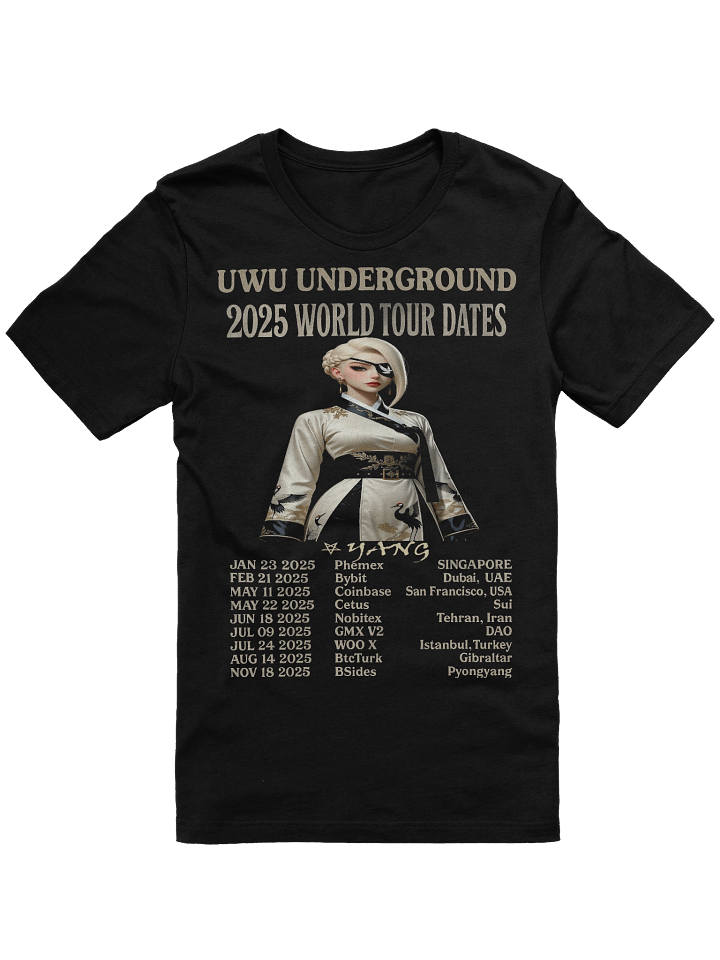 UwU World Tour - Yang - Ltd Edition - 2025 - Fem Soft Tshirt product image (1)