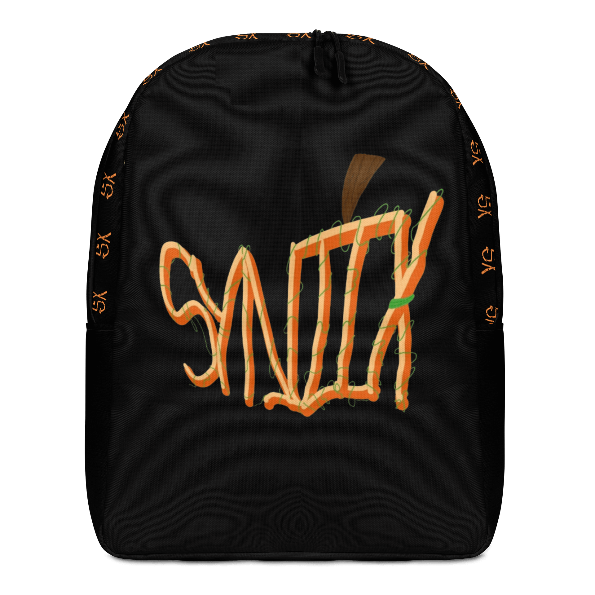 Halloween Pumpkin SynjiX Backpack (Black) product image (1)