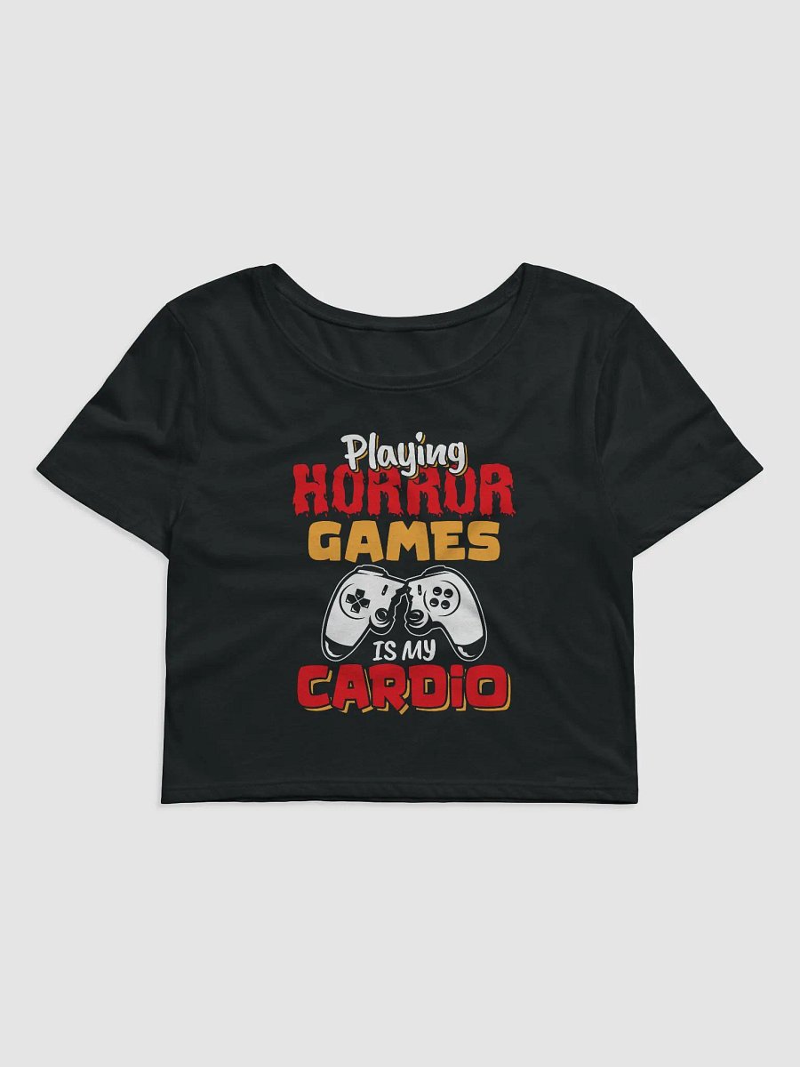 Playing Horror Games Is My Cardio - Short Cut Tee product image (1)
