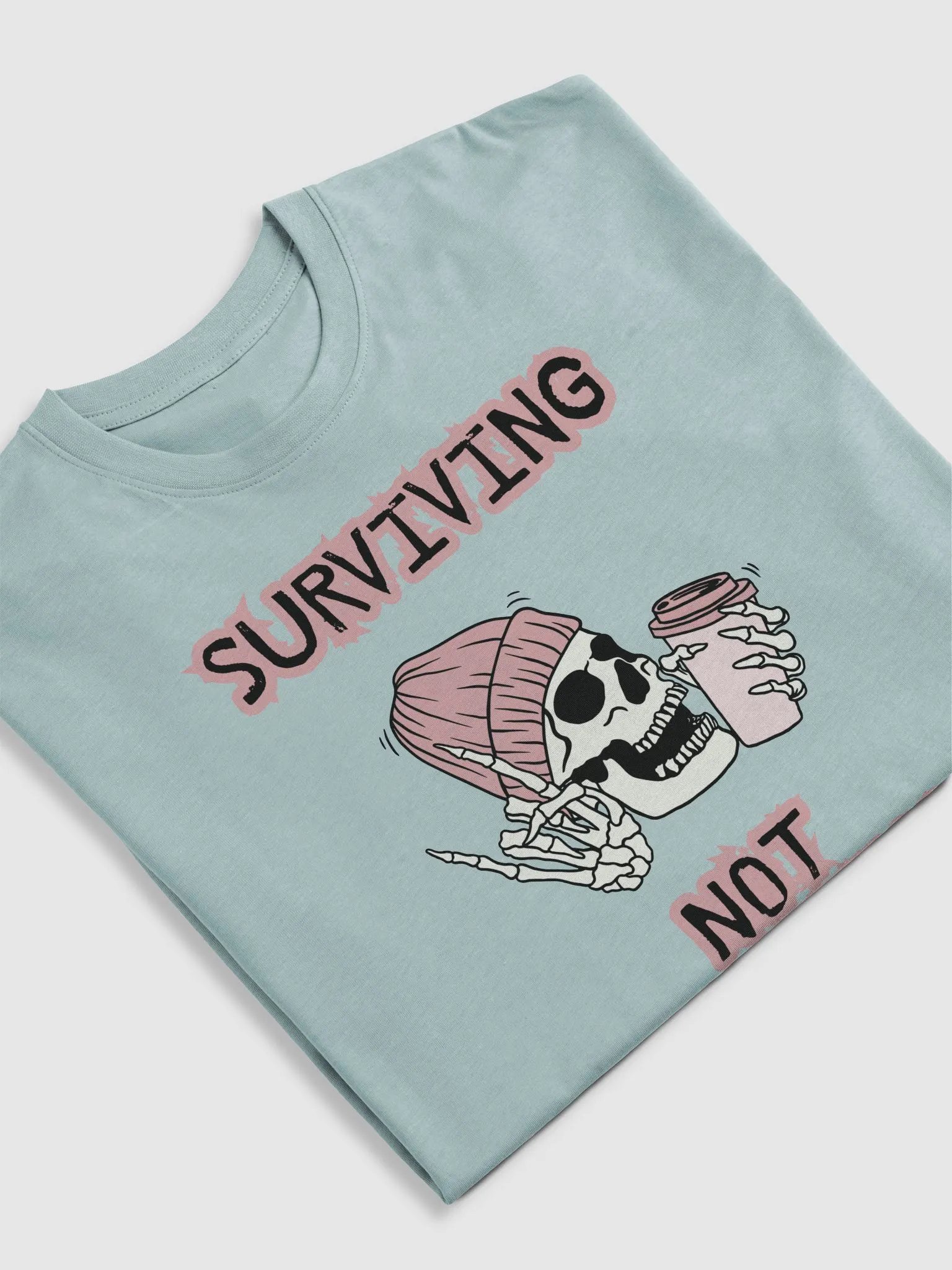 Surviving (Pink) Tshirt Mens product image (5)