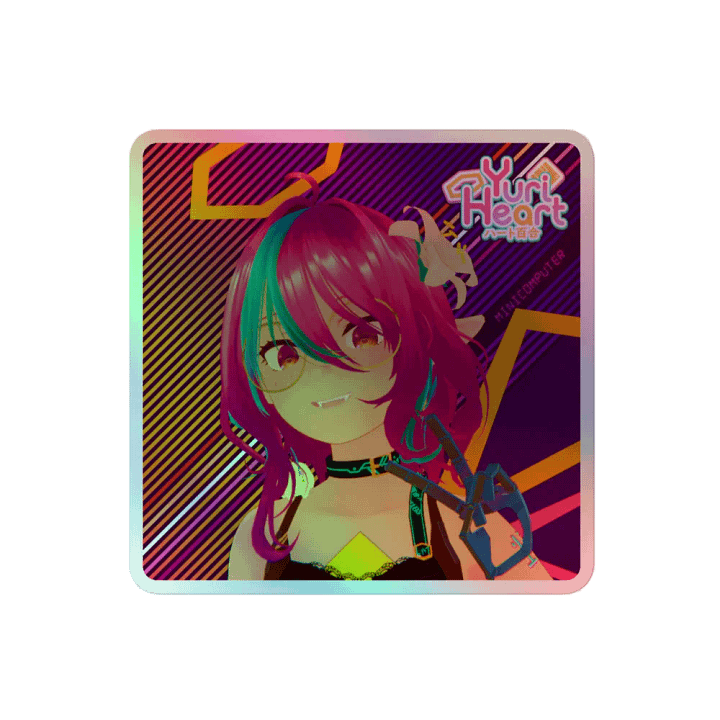 Vibrant Yuri Heart v1.3b Holosticker: Minicomputer Selfie product image (2)