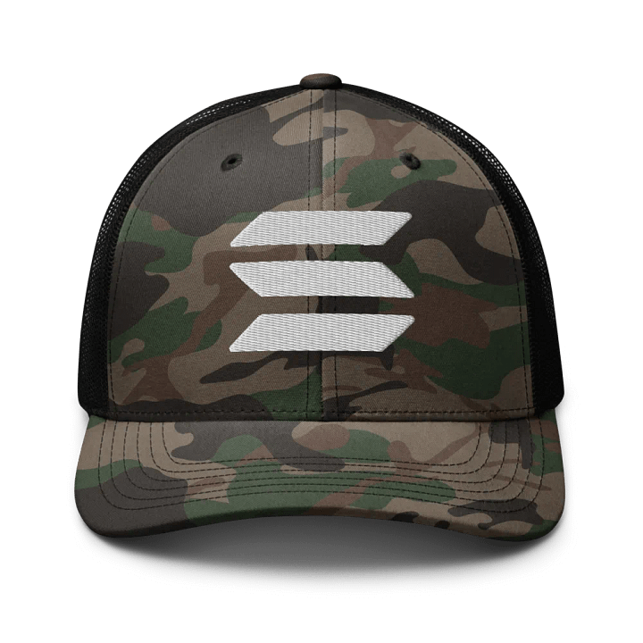 Solana Logo Embroidered Camo Hat product image (1)