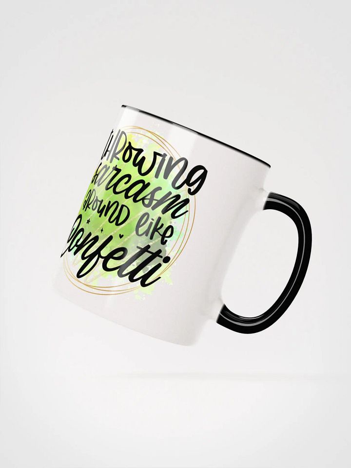 Throwing Sarcasm Ceramic Mug product image (2)