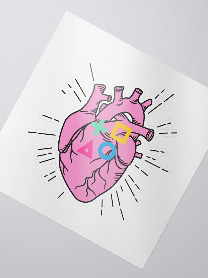 Heart Of Game Sticker product image (2)