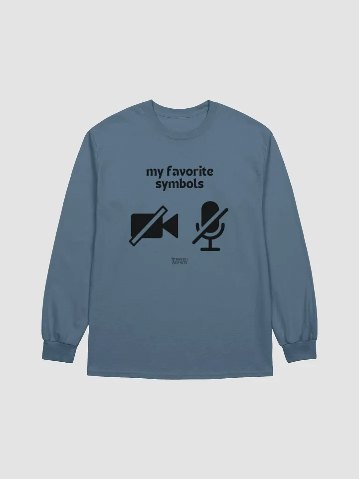 Introvert Symbols Long Sleeve Tee product image (1)