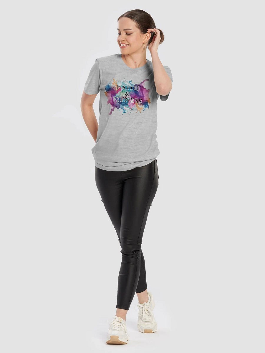 Faith & Fitness Christian Workout -Motivational T-Shirt product image (55)