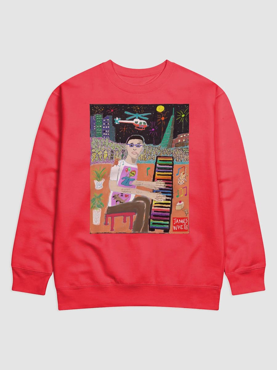 Cotton Heritage Premium Sweatshirt：i love piano product image (8)