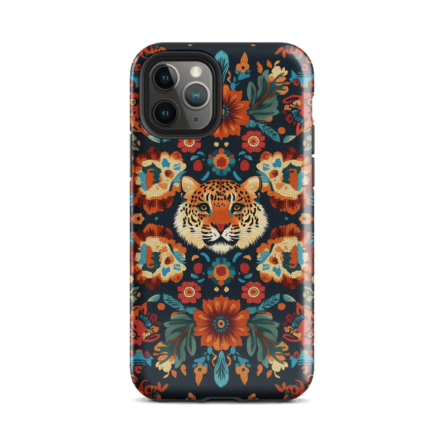 Leopard Floral - Tough Phone Case product image (2)