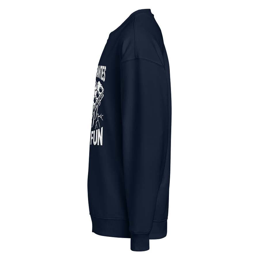 Whimsical Dog Face Line Drawing Sweatshirt product image (3)