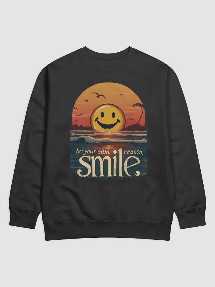 Sunset Smiley Unisex Sweatshirt product image (1)