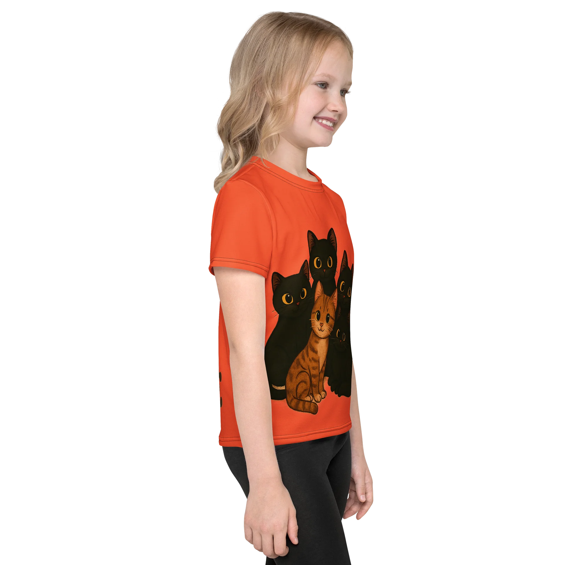 Orange kitty Adventure Kids T-Shirt product image (4)