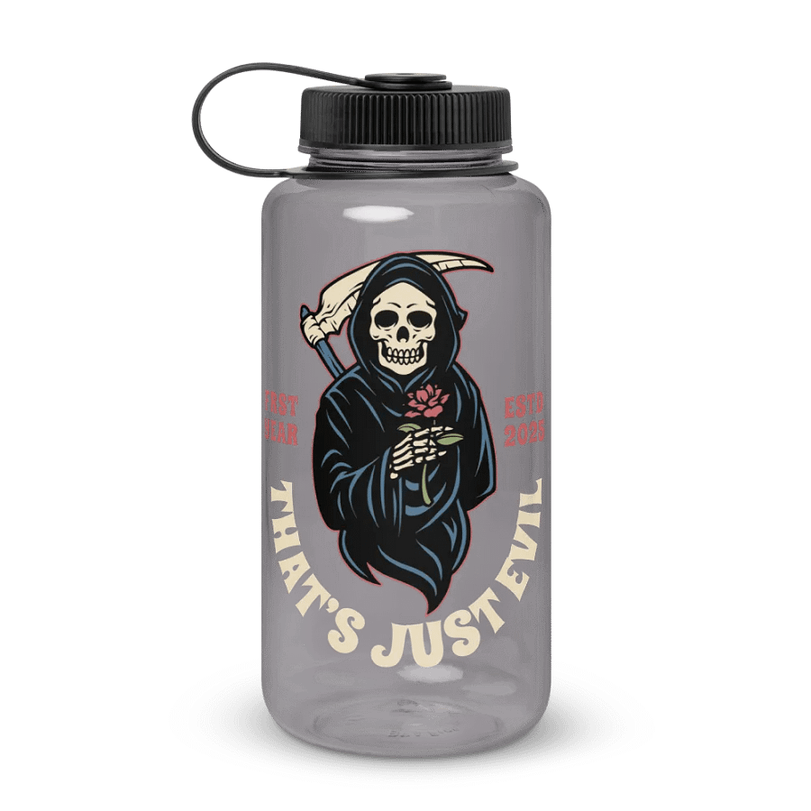 That's Just Evil Reaper Wide Mouth Water Bottle product image (1)