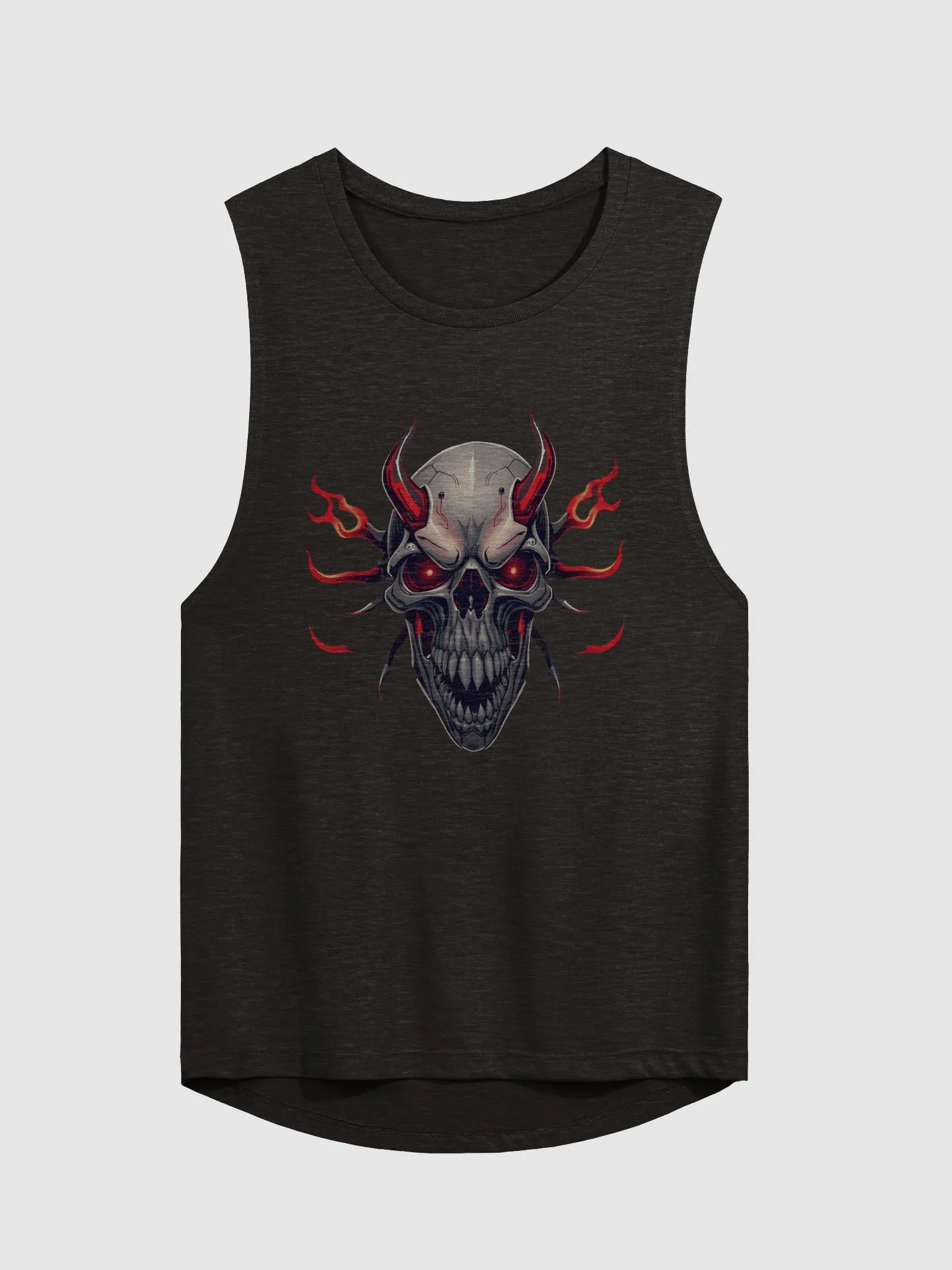 Inferno Skull Flowy Muscle Tank Bella+Canvas (Women's) product image (1)