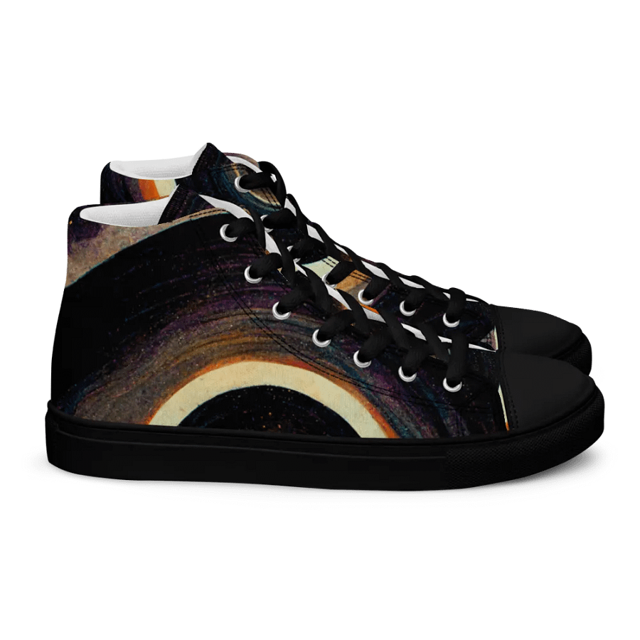 Retro Rings Women's canvas High Tops product image (2)