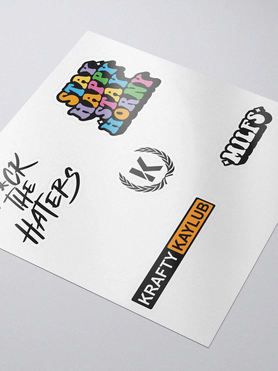 NSFW Kiss cut stickers product image (3)