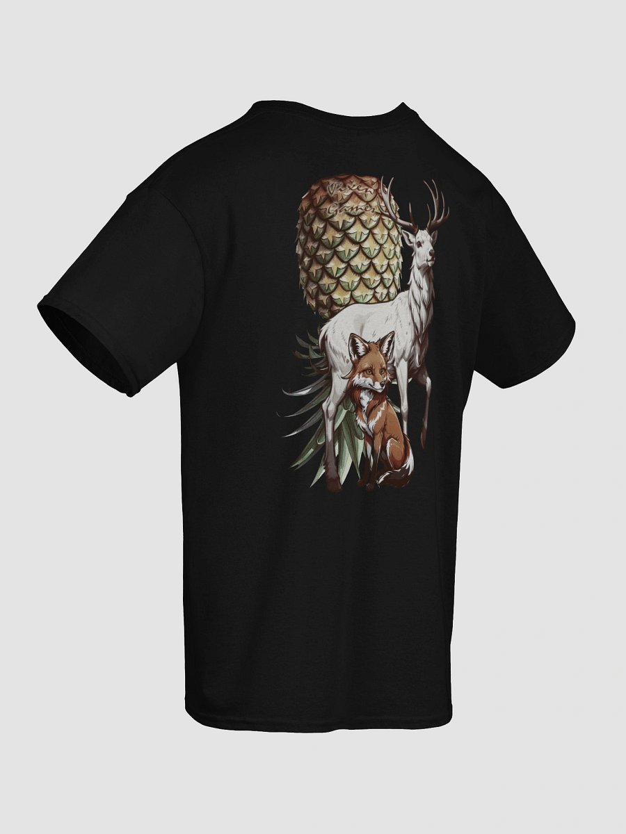 Unisex back print heavyweight Vixen and Stag Upside-down  Pineapple Tee product image (109)