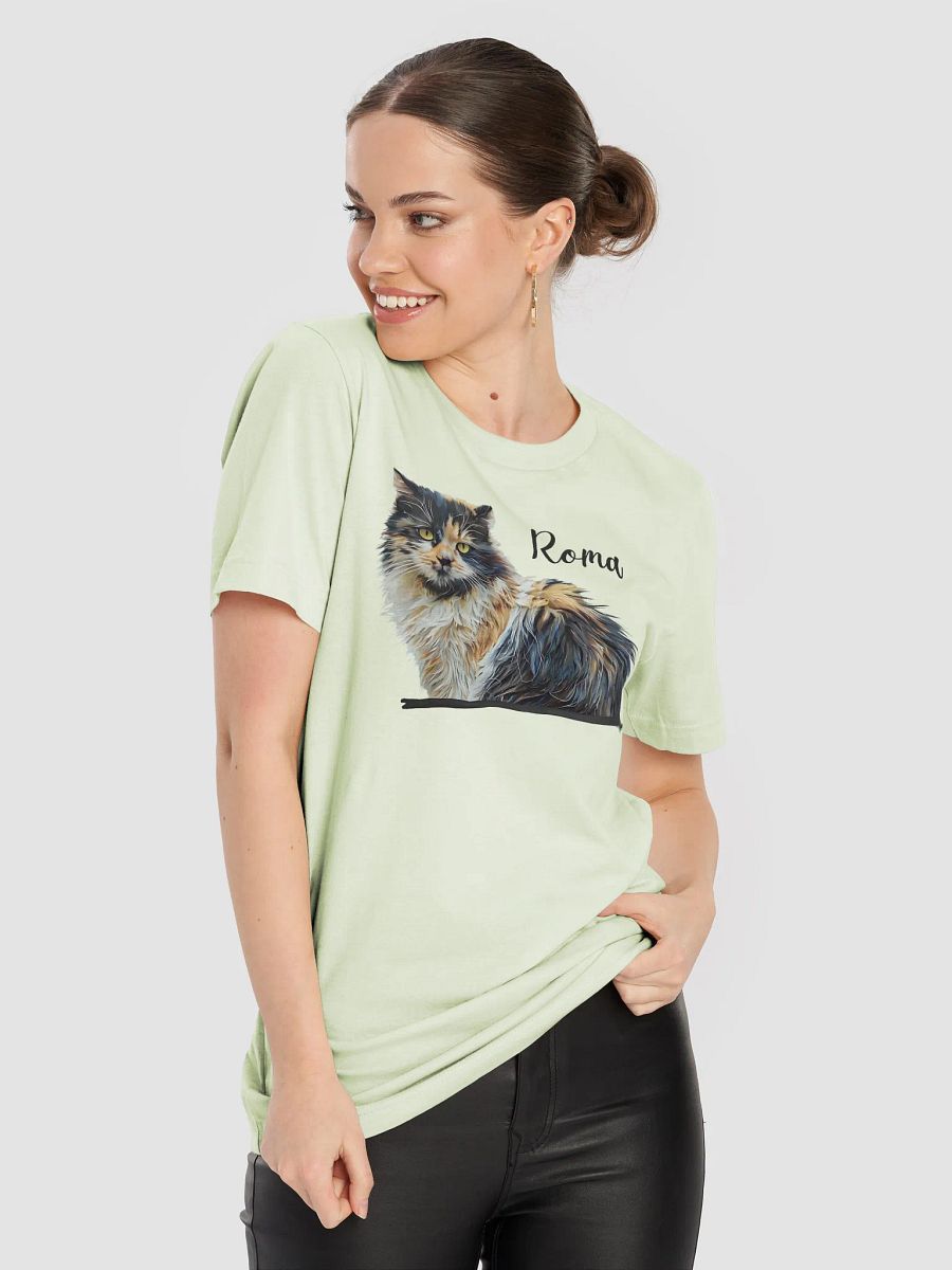 YOUR CAT! / T-SHIRT WITH PERSONALIZED NAME II product image (2)