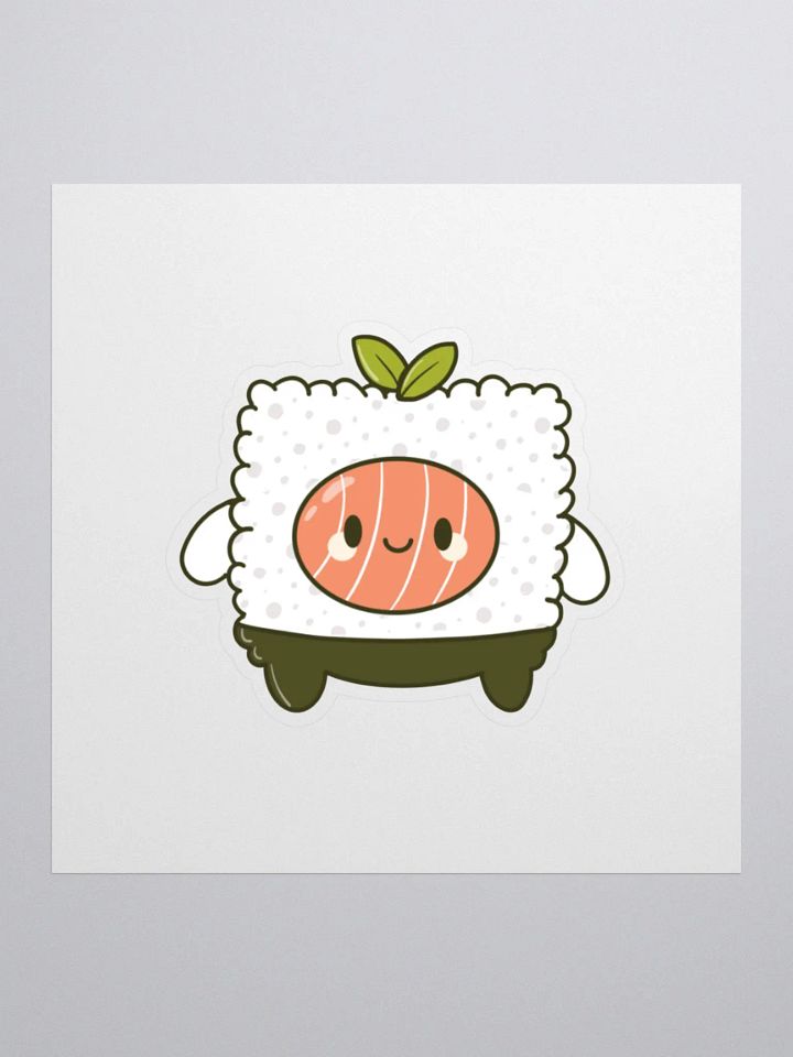 Cute Kawaii Sushi Cube Kiss Cut Sticker product image (2)