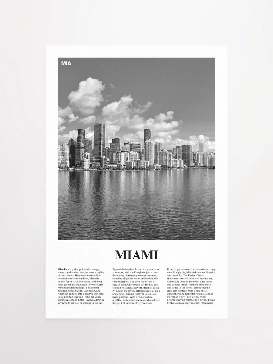 Miami 02 Newspaper Poster product image (11)