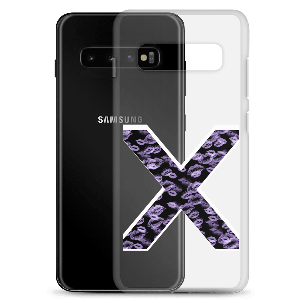 Black X Lilac Lipstick Kisses | Phone Case S product image (2)