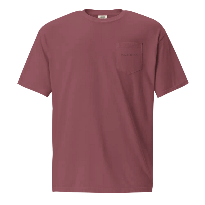 Guiding Light Christian Pocket T-Shirt | Psalm 119:105 product image (2)