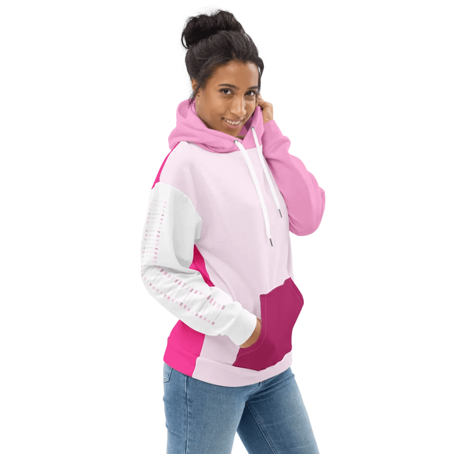 delightful safety pink hoodie product image (3)