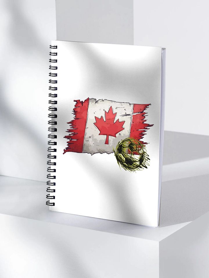 Canada Flag Soccer Football Notebook product image (1)