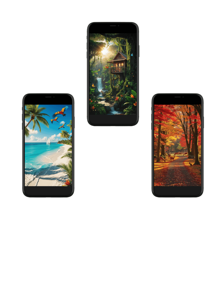Majestic Landscapes: Scenic Phone Wallpaper product image (1)