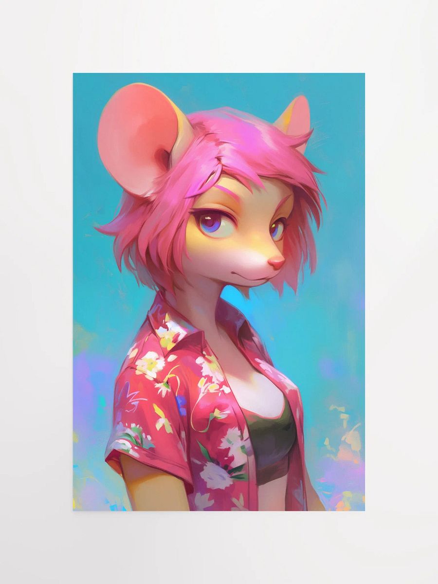 Whimsical Mouse-Character Matte Poster product image (4)