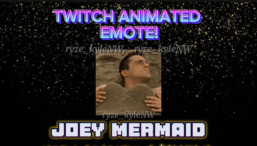 Twitch Animated Emote JOEY MERMAID product image (1)