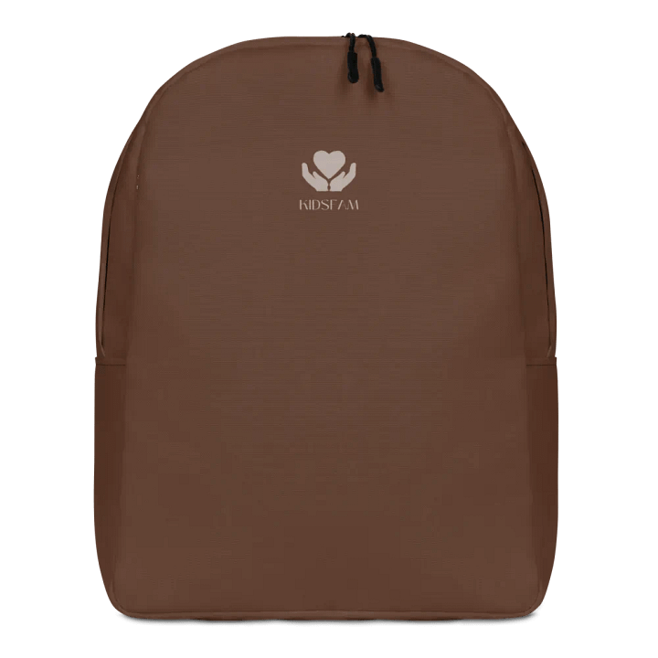 Aesthetic Brown Minimalist Backpack product image (1)