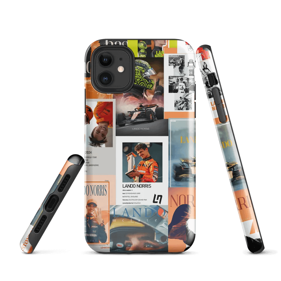 Lando Norris Racing Driver iPhone® Tough Case product image (1)