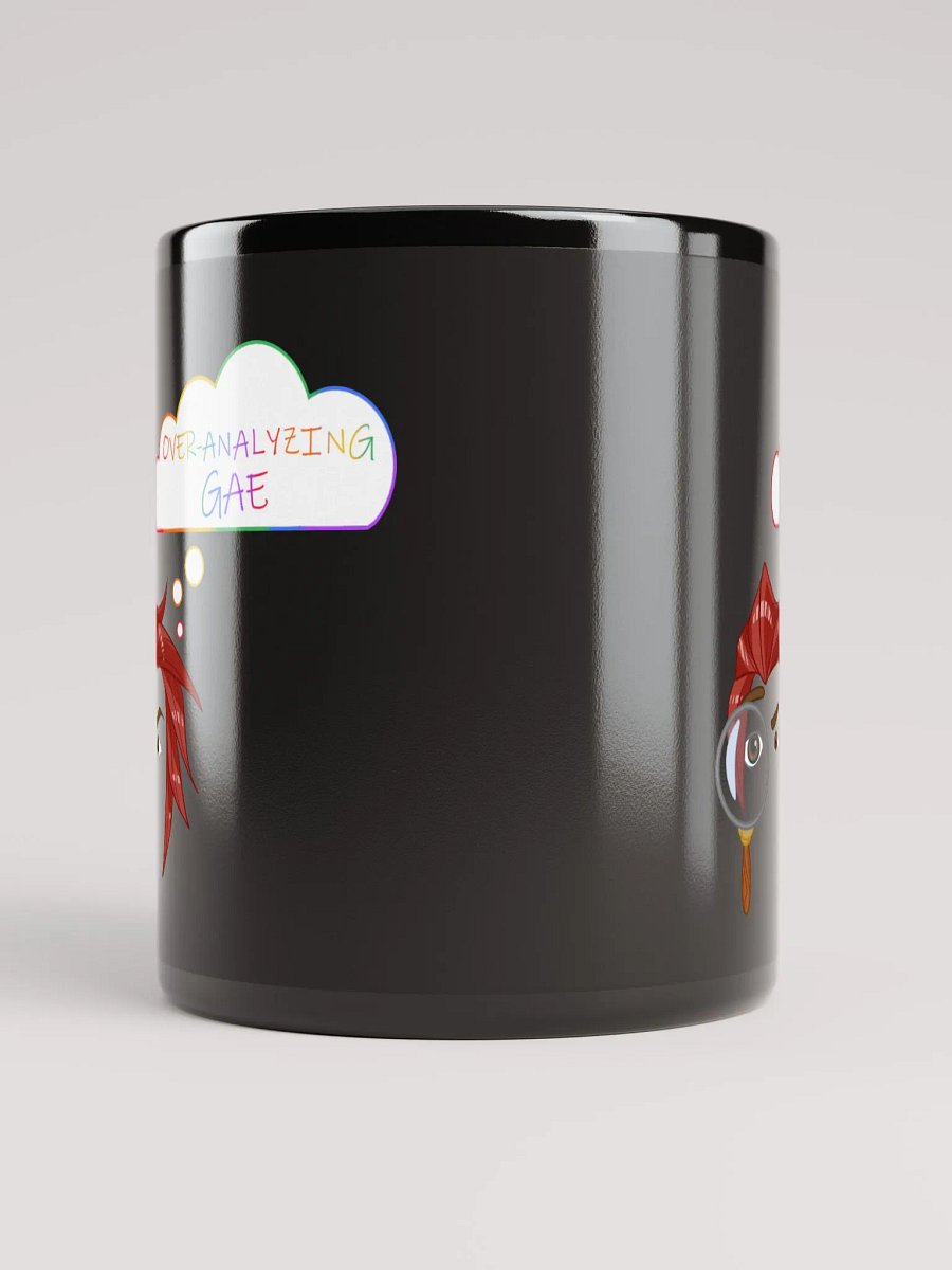 Overanalyzing Gae Black Mug product image (5)
