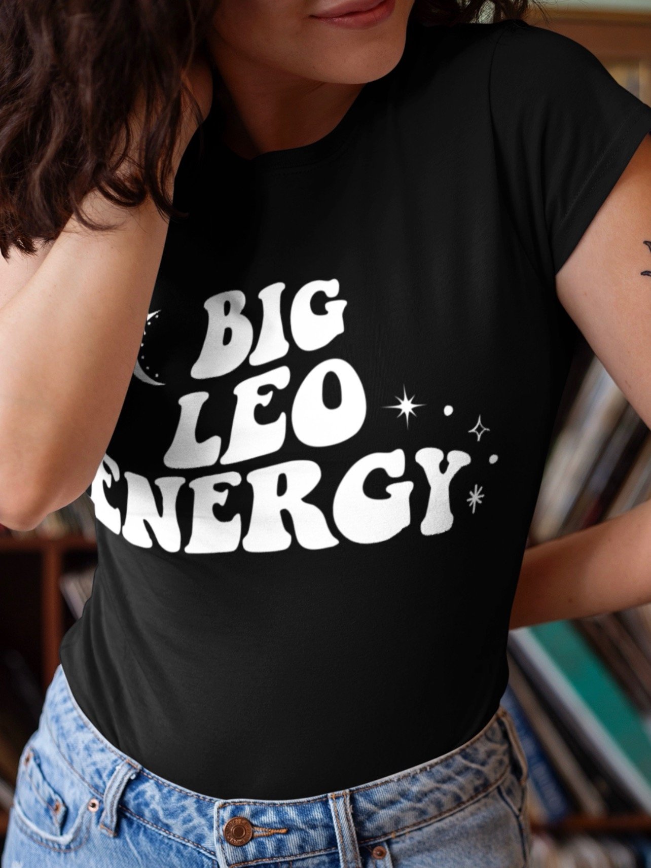 Big Leo Energy T-Shirt (White logo) product image (3)