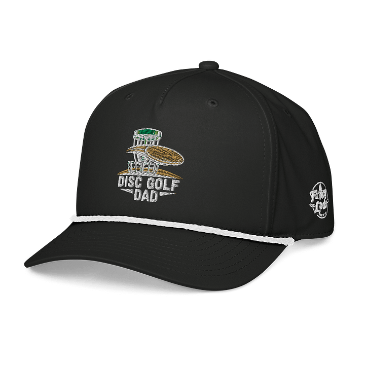 Fancy Lads Black Richardson Rope Hat "Disc Golf Dad" product image (1)
