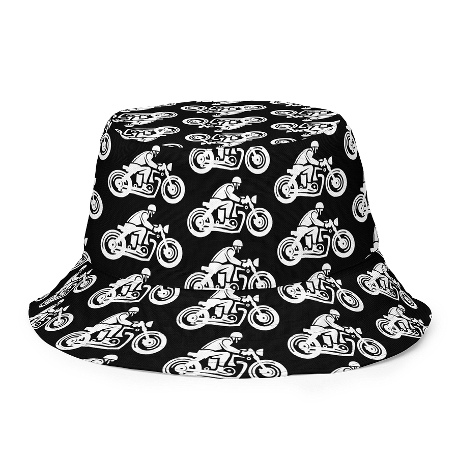 Retro Rider Reversible Bucket Hat – Vintage-Inspired 2-in-1 Hat for Bikers, Streetwear & Festival Style product image (7)