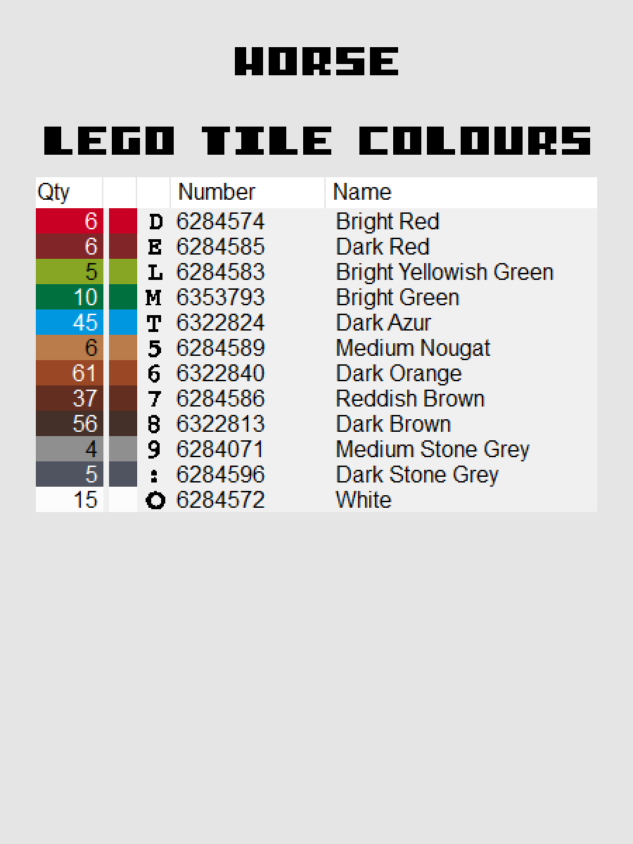 Horse Pixel Art product image (5)