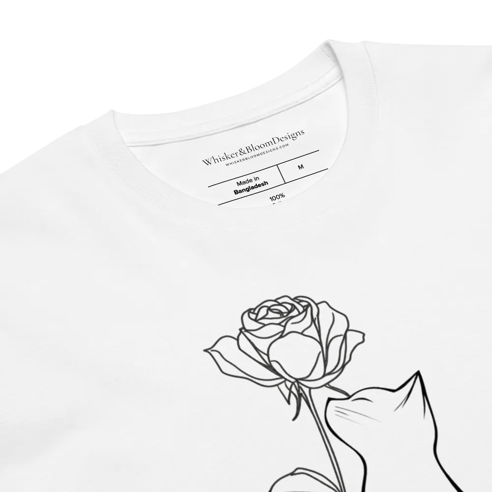 Rose Cat Supreme Comfort Classic T-Shirt product image (6)