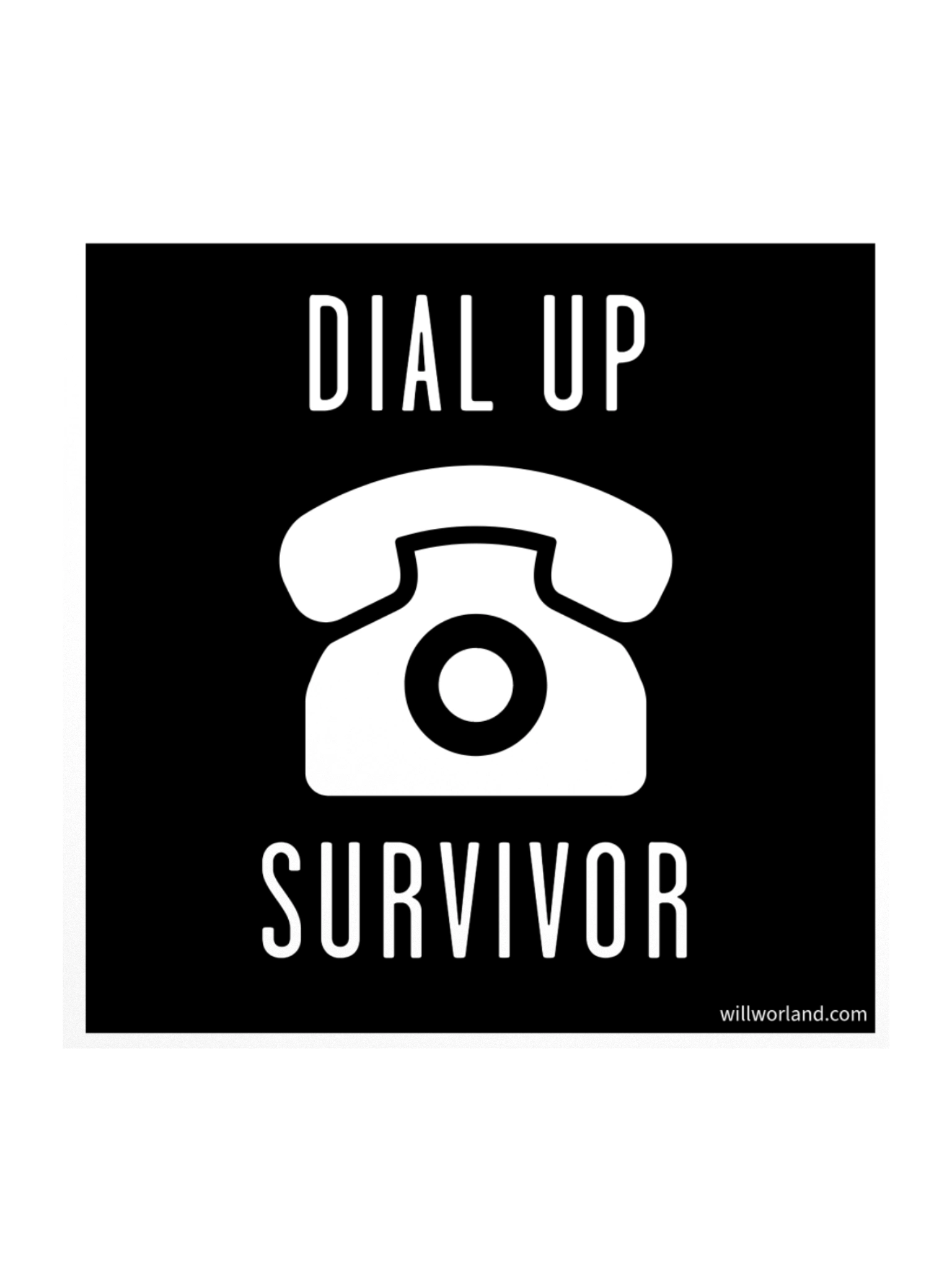 Dial-Up Survivor (Sticker) product image (3)