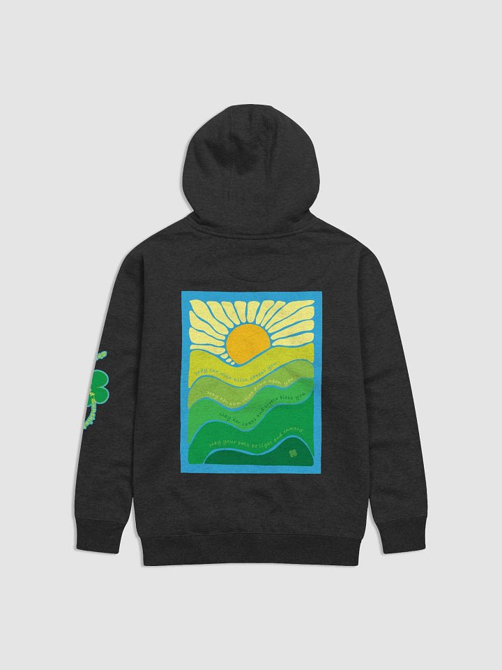 IRISH SUNSHINE AND SHAMROCKS • Heritage cotton unisex premium hoodie product image (15)