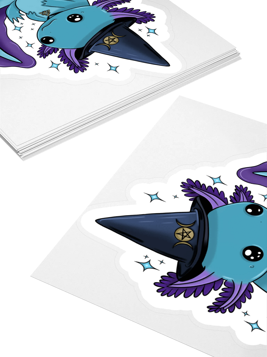 Whimsical Wicca Kiss-Cut Stickers - Axolotl product image (12)