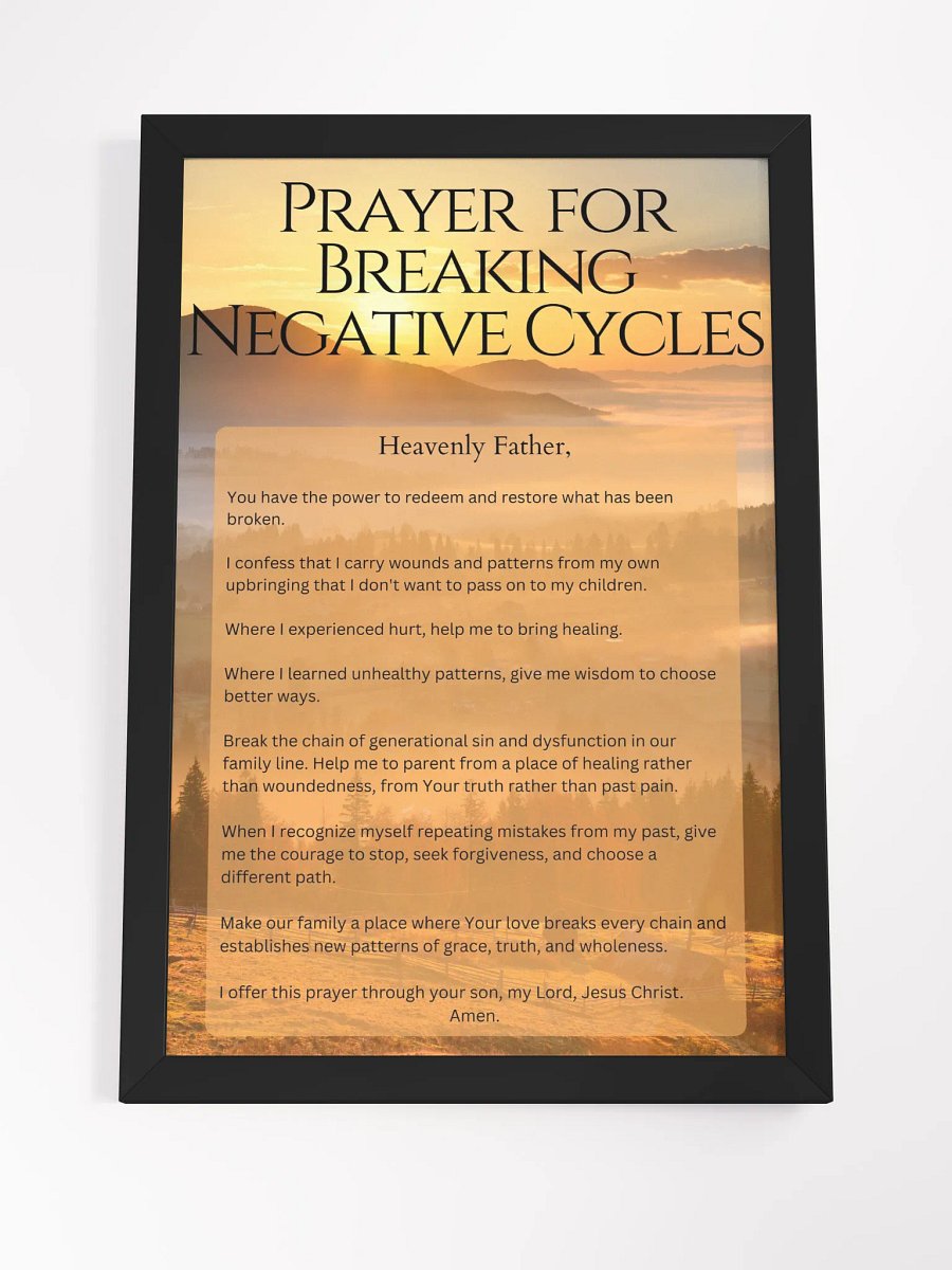 Prayer for Breaking Nagtive Cycles product image (4)