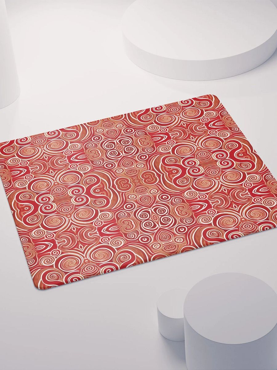 Funky Cherry Liquid Swirls Tie-Dye Gaming Mouse Pad product image (5)