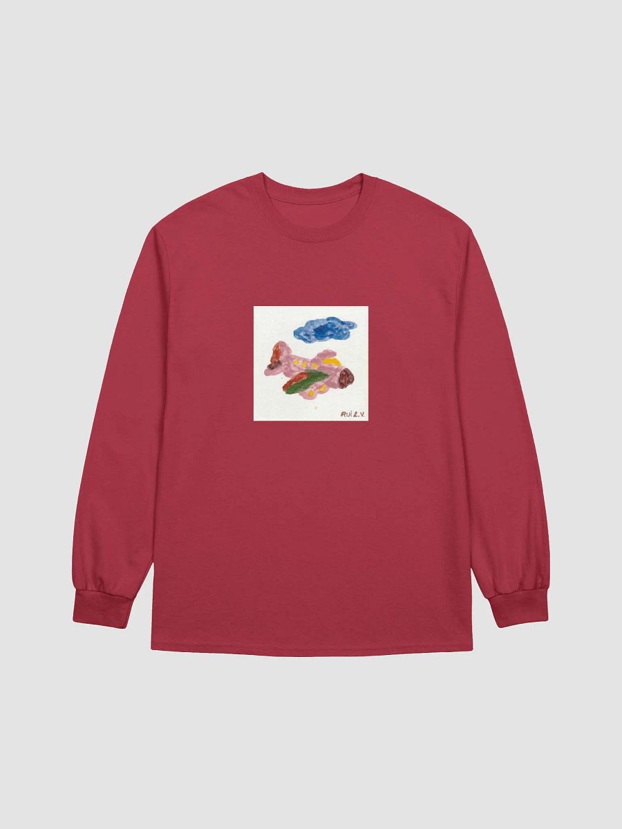 Kid Airplane (Gildan Ultra Cotton Long Sleeve T-Shirt) product image (3)