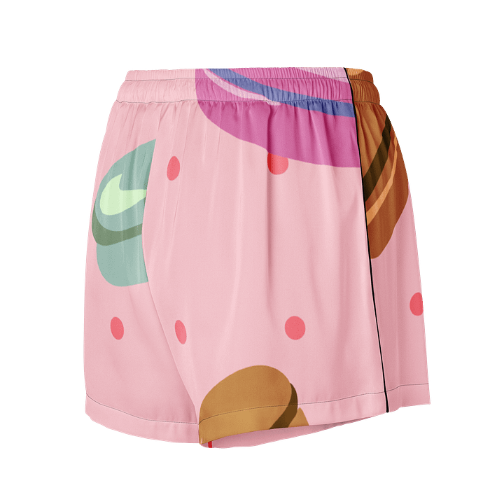 Sweet Dreams Macaron All-Over Print Women's Pajama Shorts product image (3)