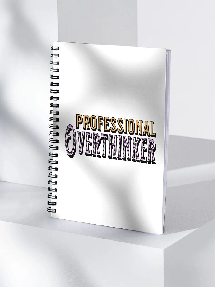 Professional Overthinker Spiral Notebook product image (1)