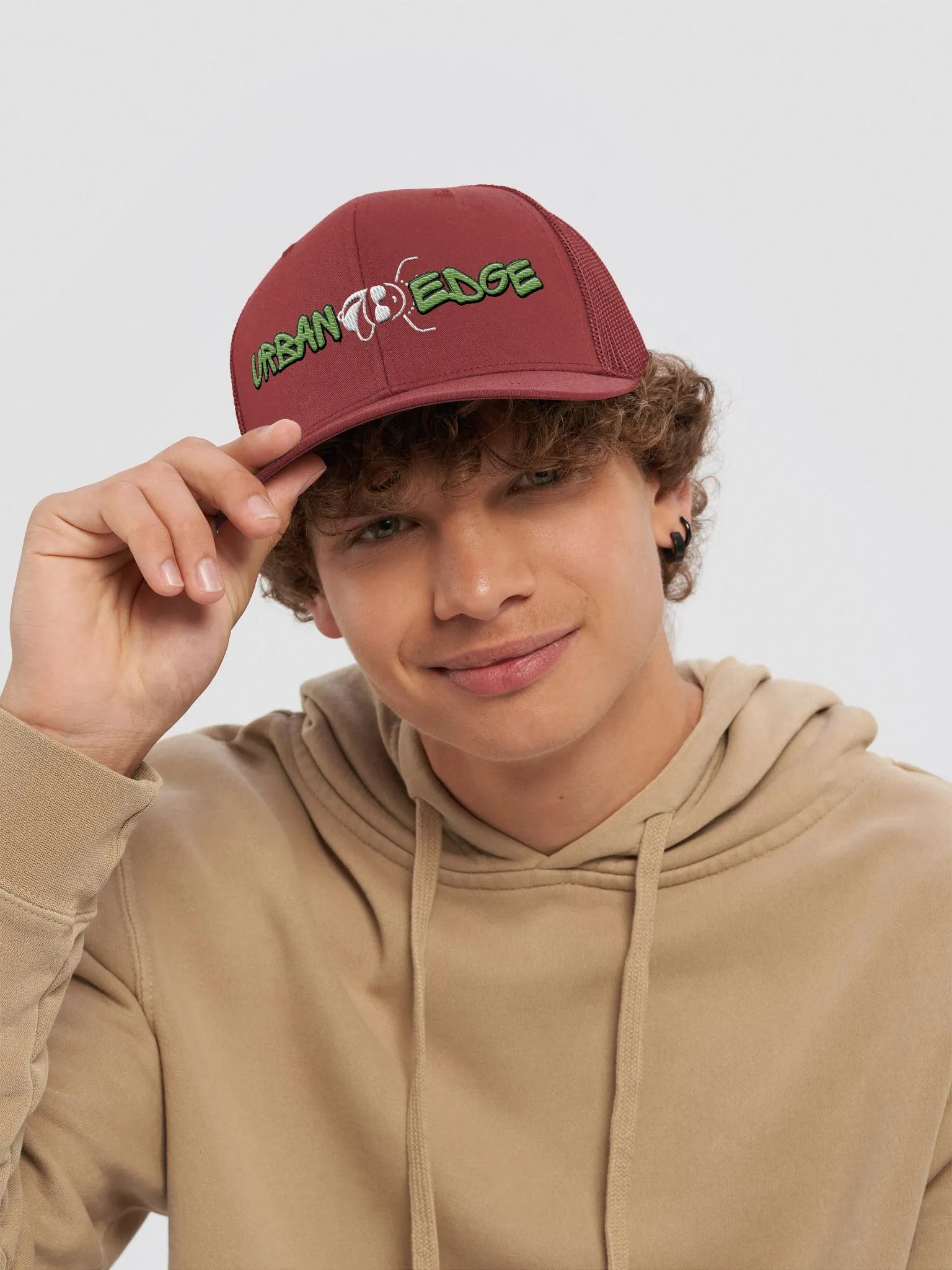 Urban Edge Streetwear Trucker Snapback Hat product image (28)