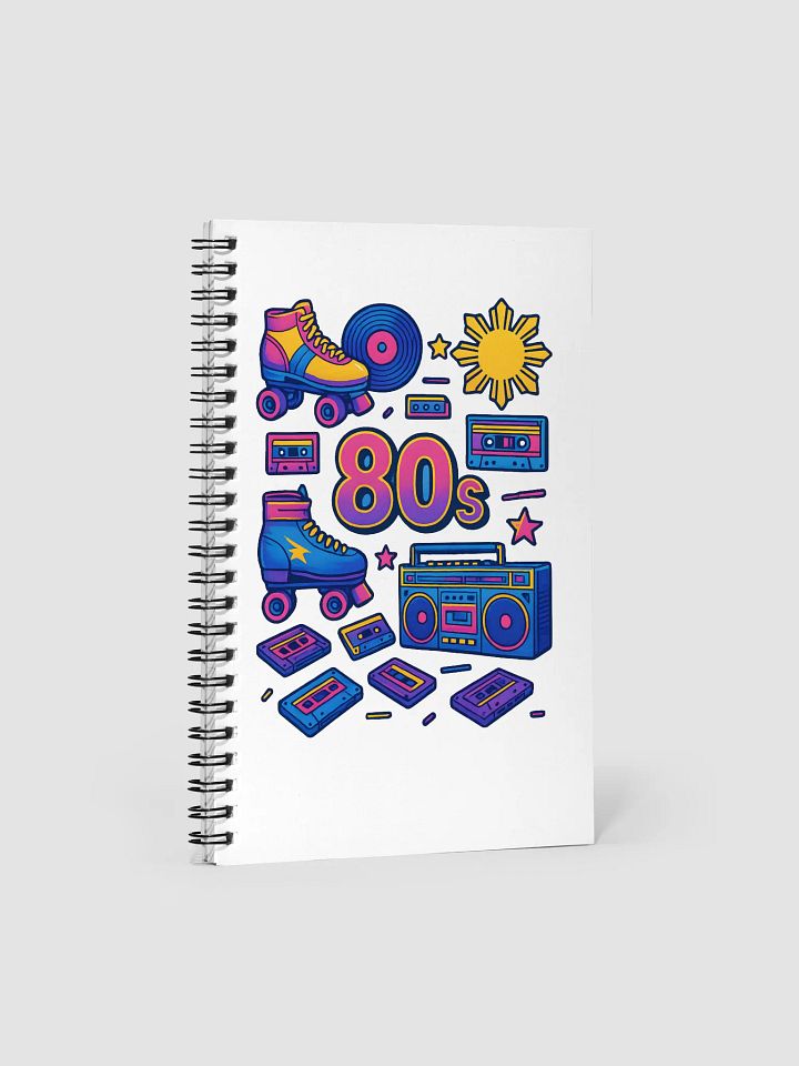 Retro 80s Vibes Spiral Notebook product image (1)