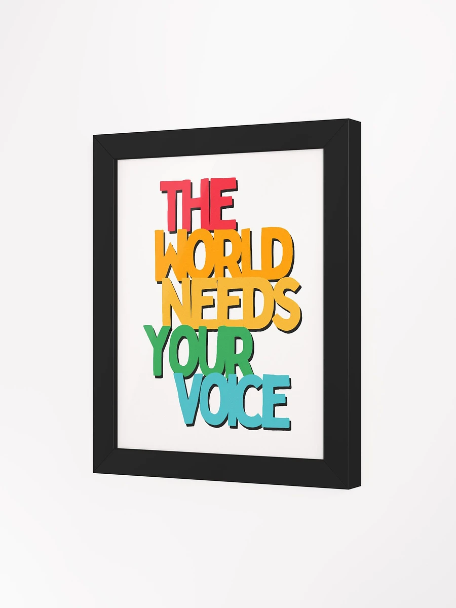 The World Needs Your Voice Rainbow Print product image (20)